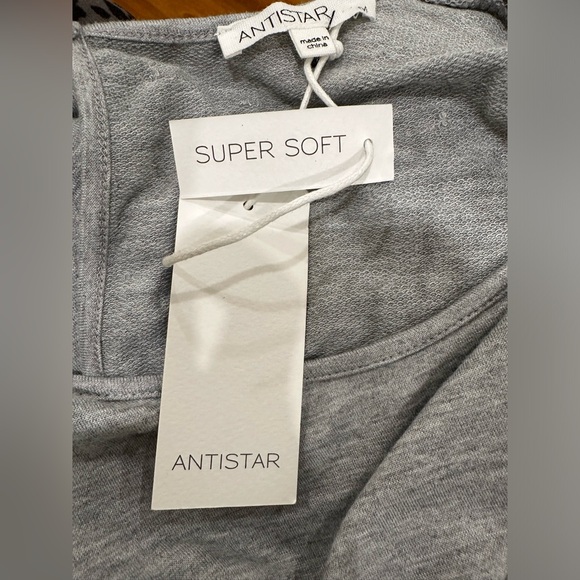 Antistar Sleeveless CrewNeck Jumpsuit In Color Heather Grey Size M - Picture 8 of 10